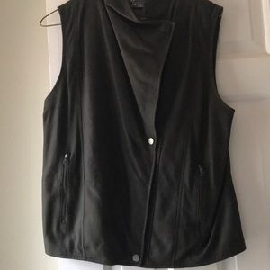 Vince leather vest